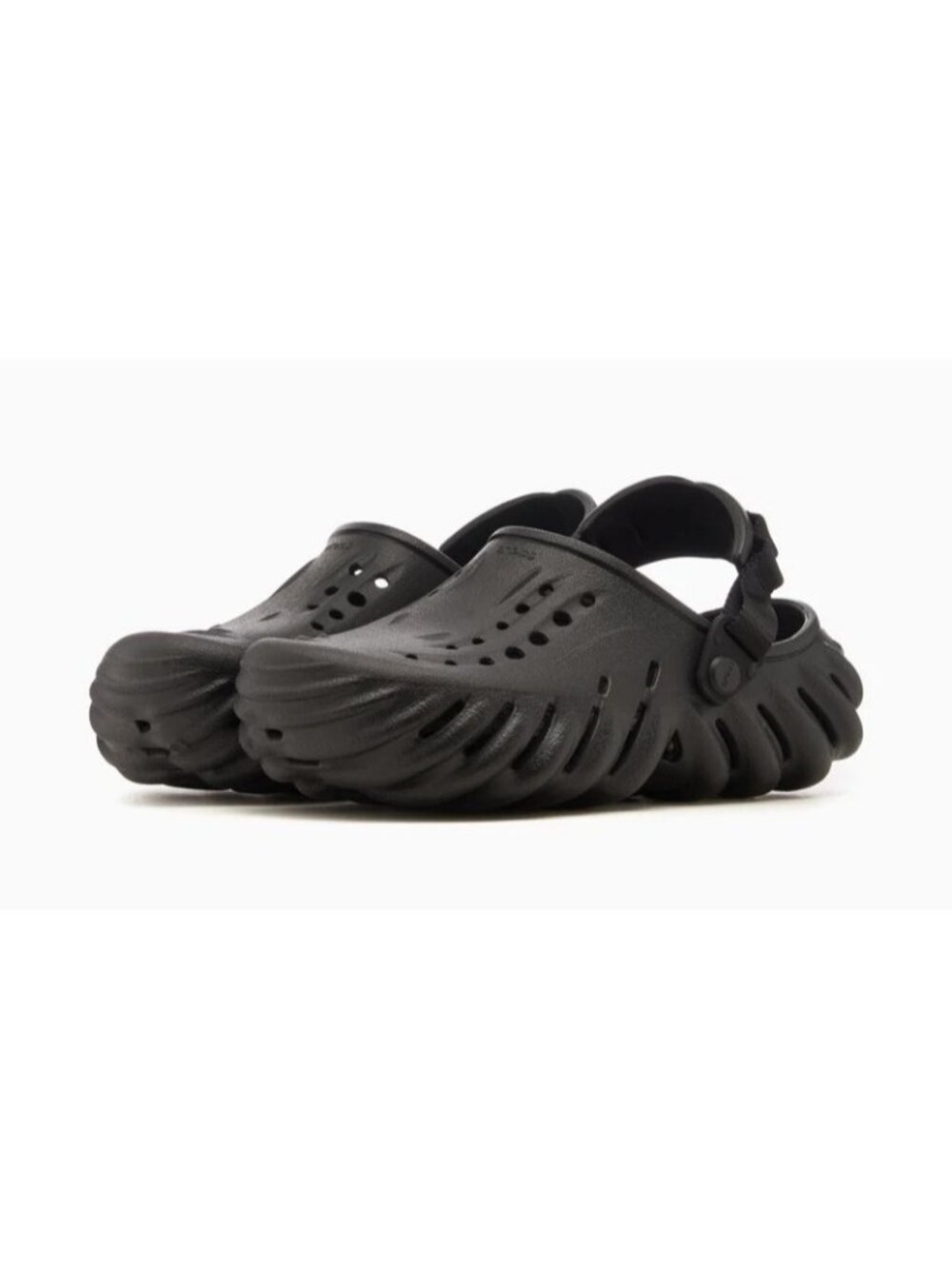 Crocs Women's Echo Clog Slip-On 207937-001 Black Size 7 NEW WITH TAGS!